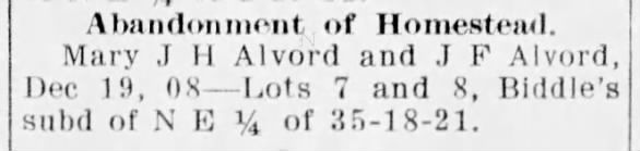 Clipping from The Hanford Sentinel